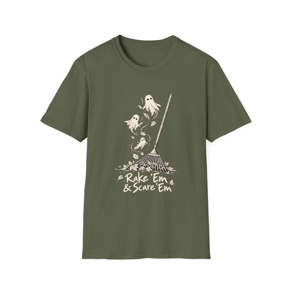 Rake 'Em & Scare 'Em Halloween T-Shirt