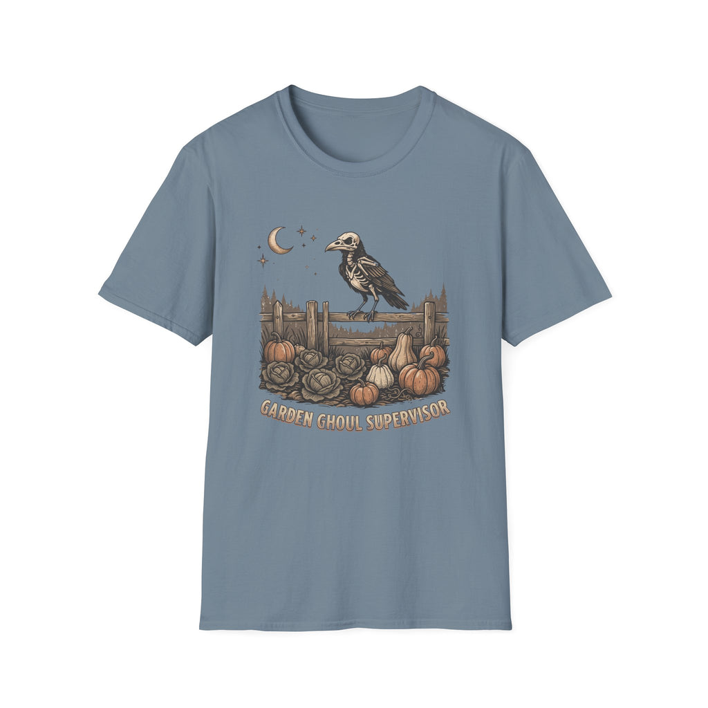 Crow Raven Pumpkin Patch T‑Shirt