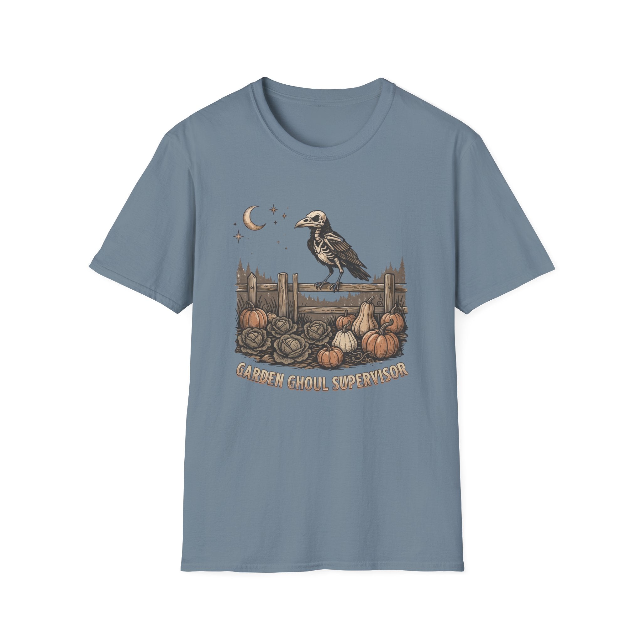Crow Raven Pumpkin Patch T‑Shirt