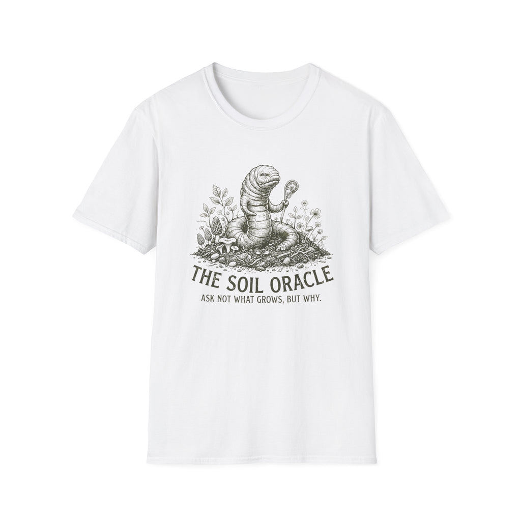 The Soil Oracle Worm Illustration T-Shirt