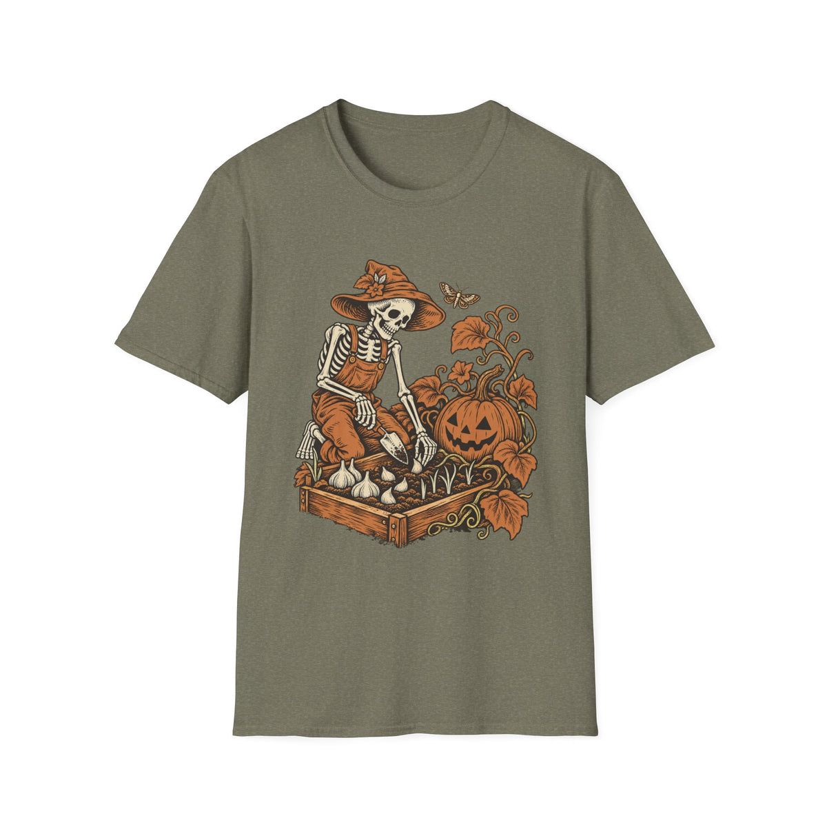 Skeleton Gardener Halloween T-Shirt