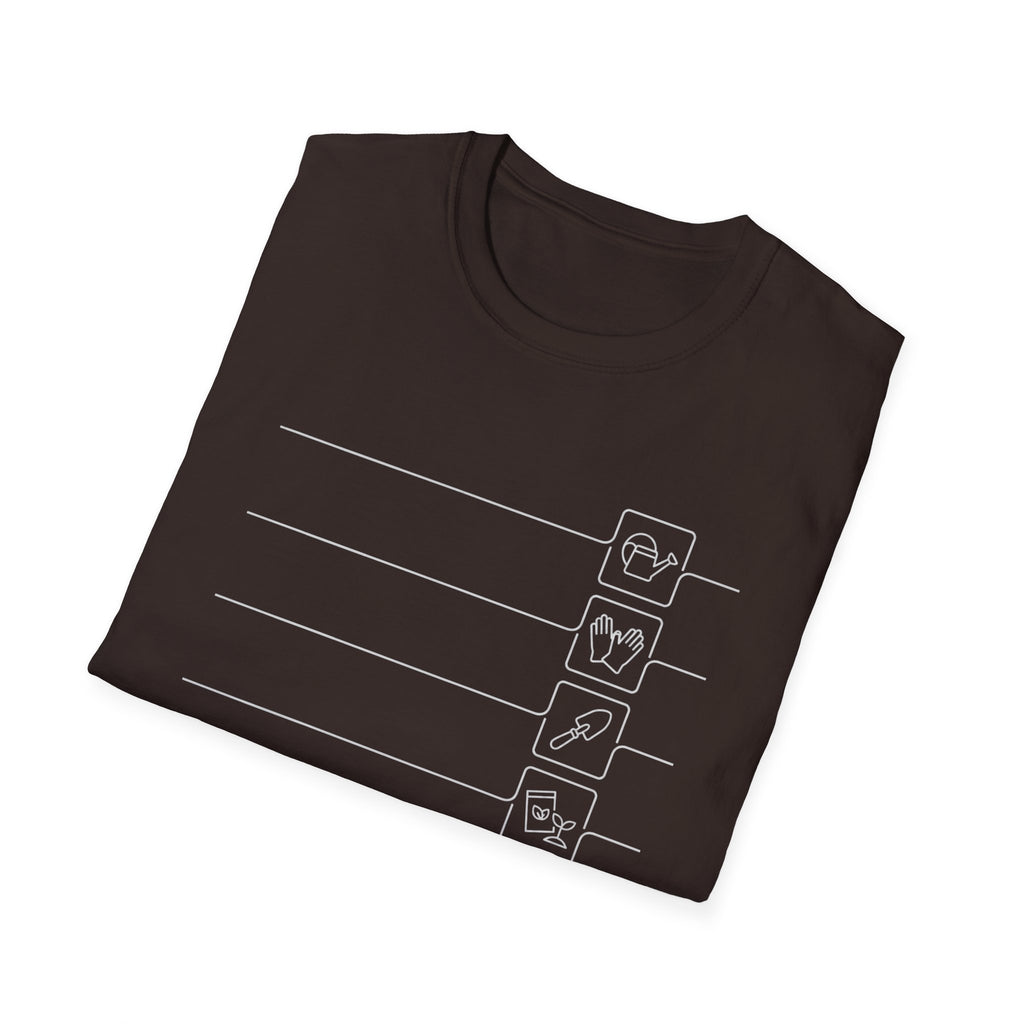 Minimalist Gardening Icons T-Shirt