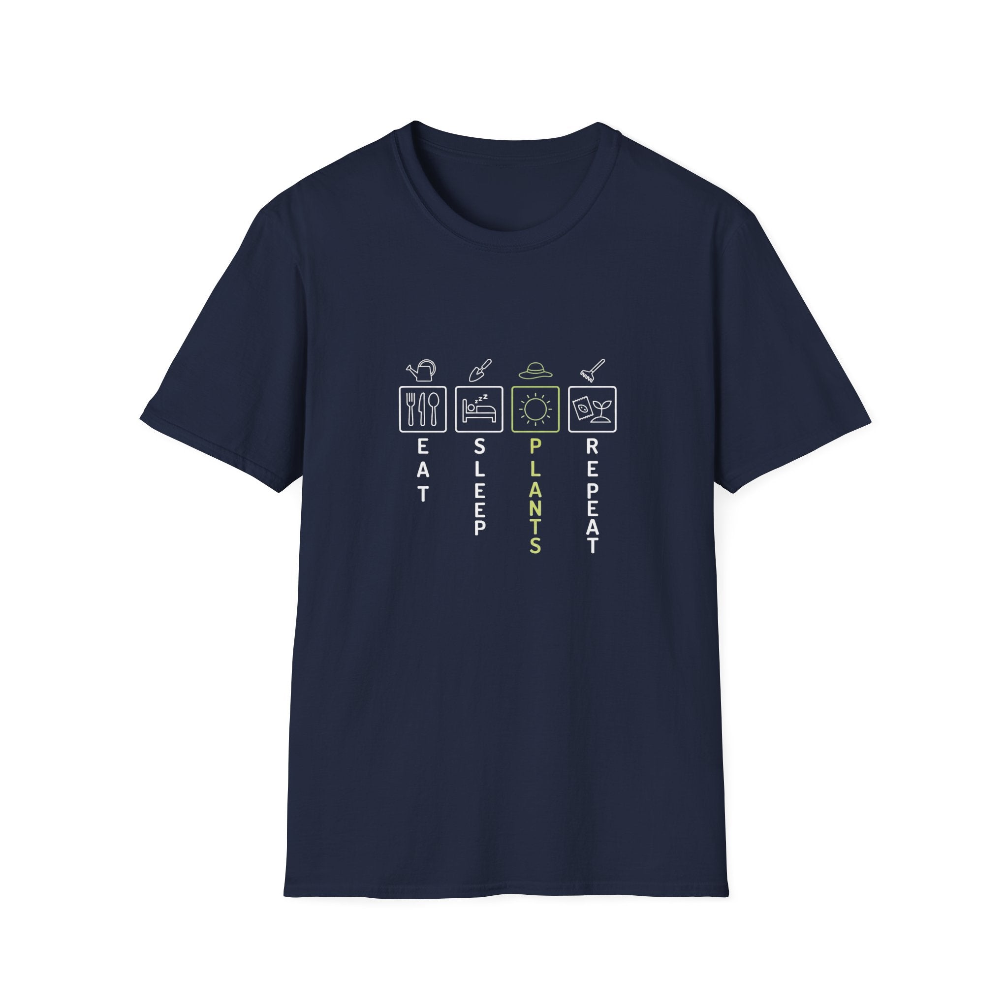 Eat Sleep Plants Repeat Graphic T-Shirt