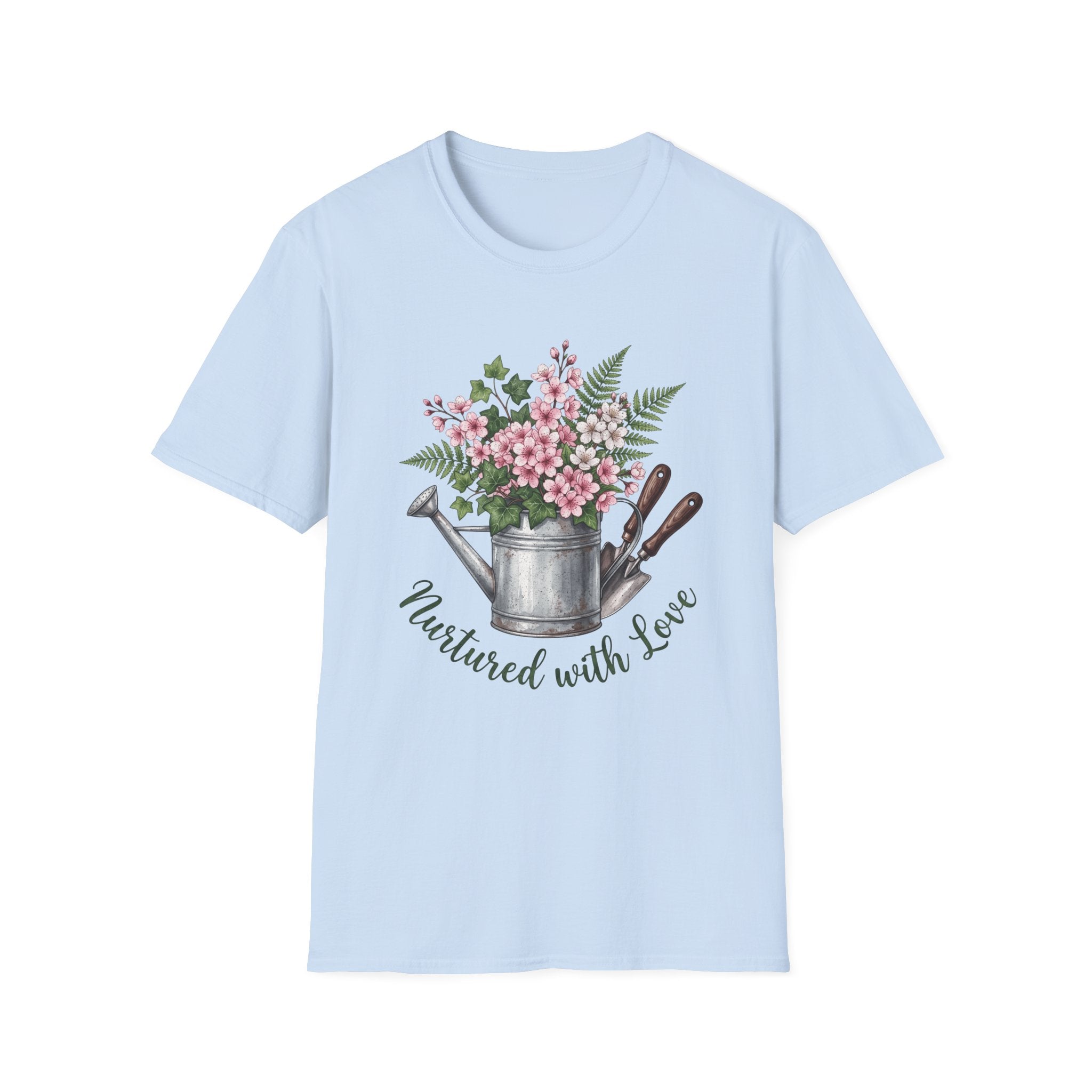 Gardener's Watering Can Floral T-Shirt