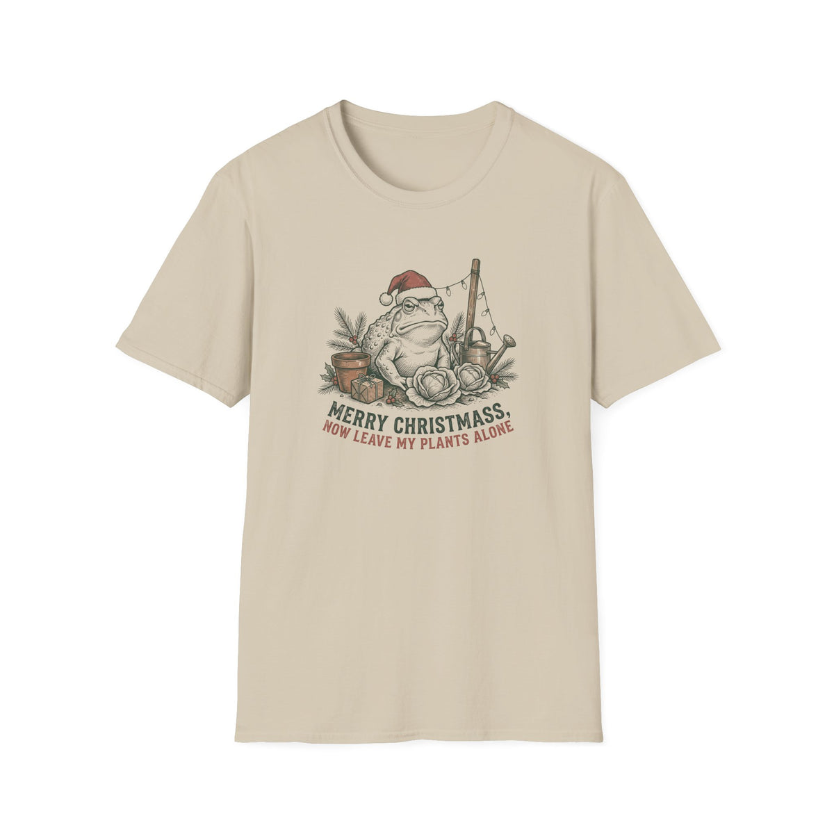 Merry Christmas Now Leave My Plants Alone T-Shirt