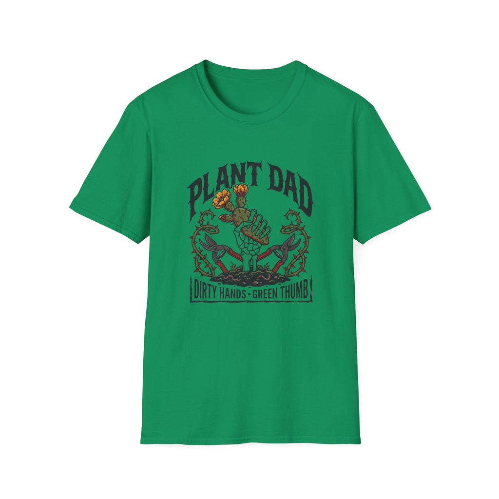 Skeleton Hand Holding Succulent, Plant Dad T-Shirt