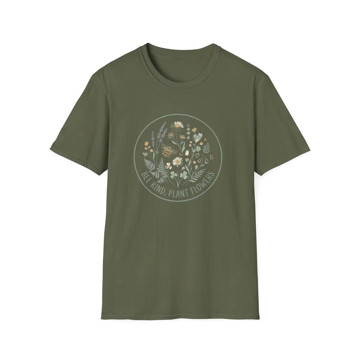 Floral Bee Garden T-Shirt
