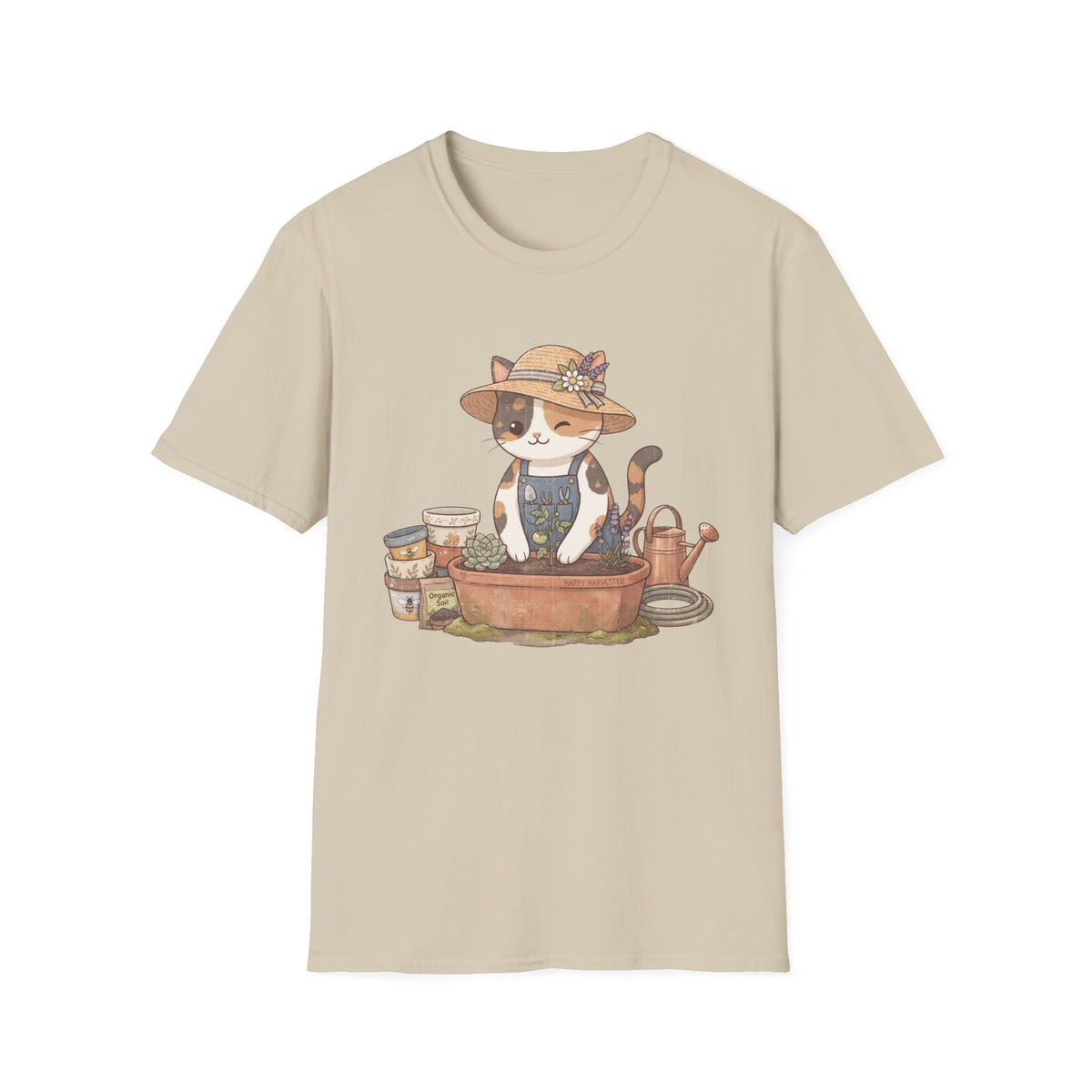 Gardening Cat T-Shirt