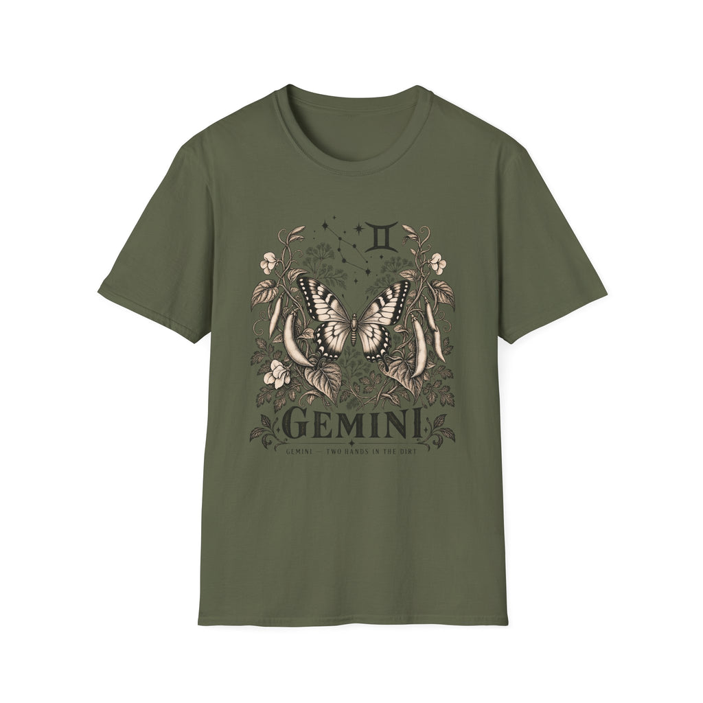 Gemini Zodiac Butterfly T-Shirt