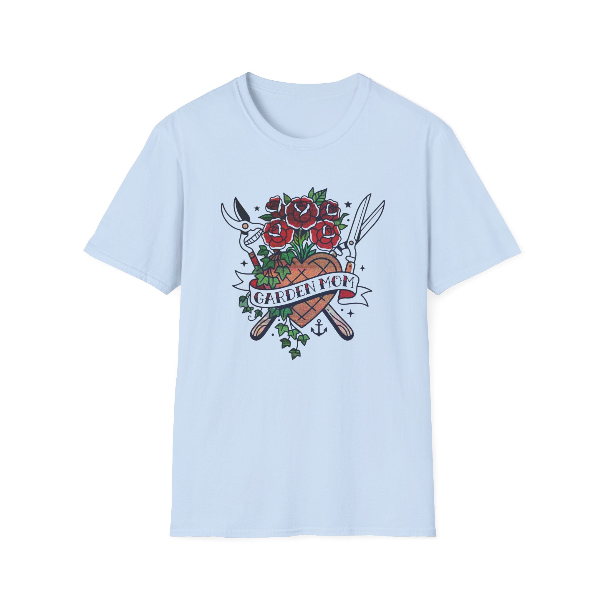 Floral Pruning Shears Garden Mom T-Shirt