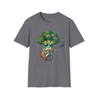 Cool Broccoli Playing Guitar Tee
