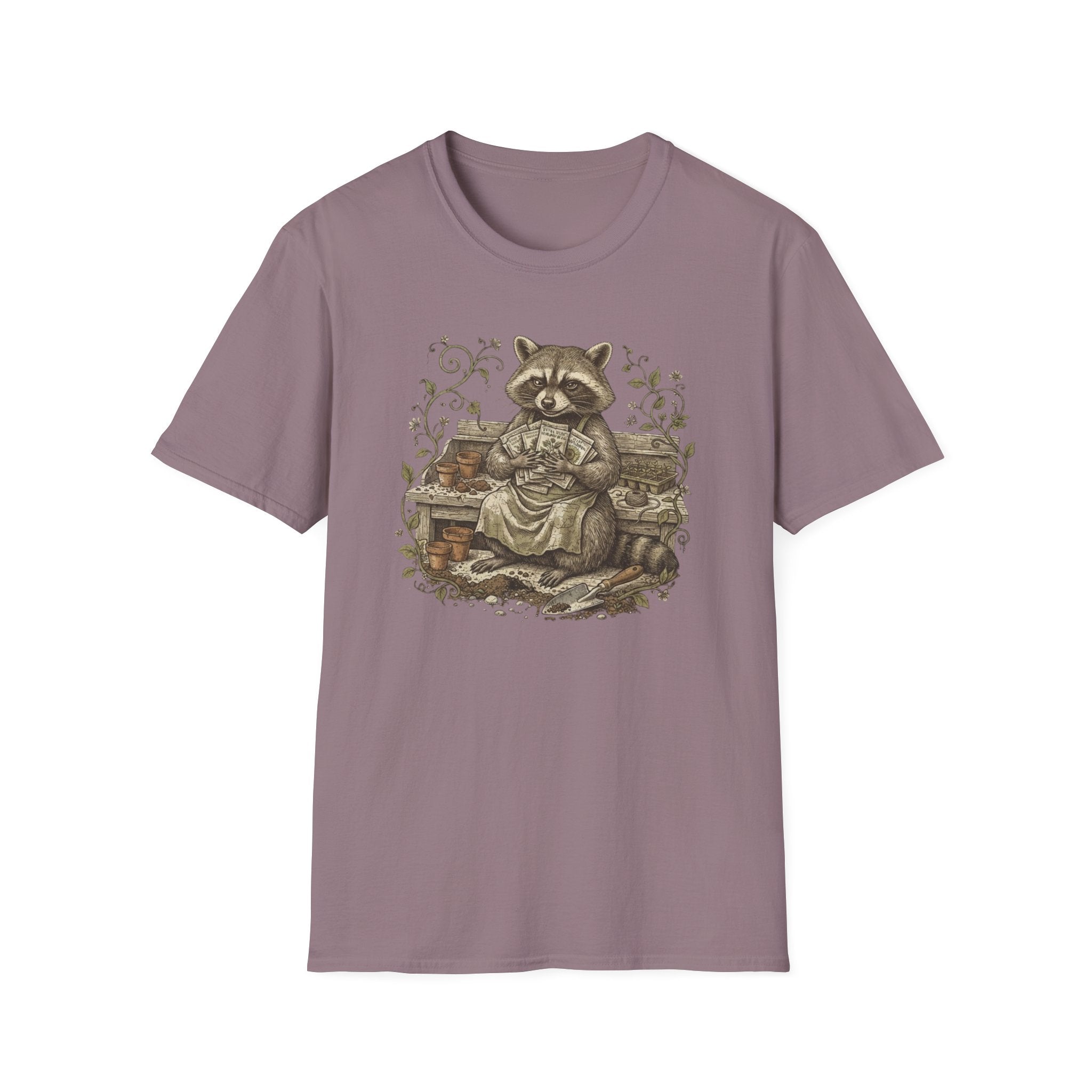 Raccoon Gardening T-Shirt