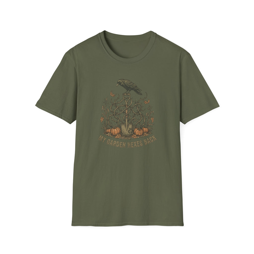 My Garden Hexes Back Raven T-Shirt