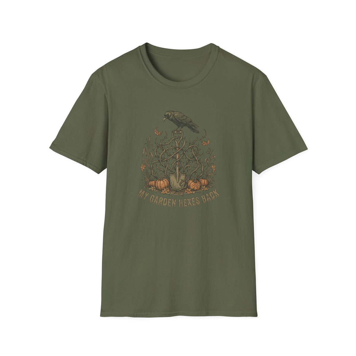 My Garden Hexes Back Raven T-Shirt