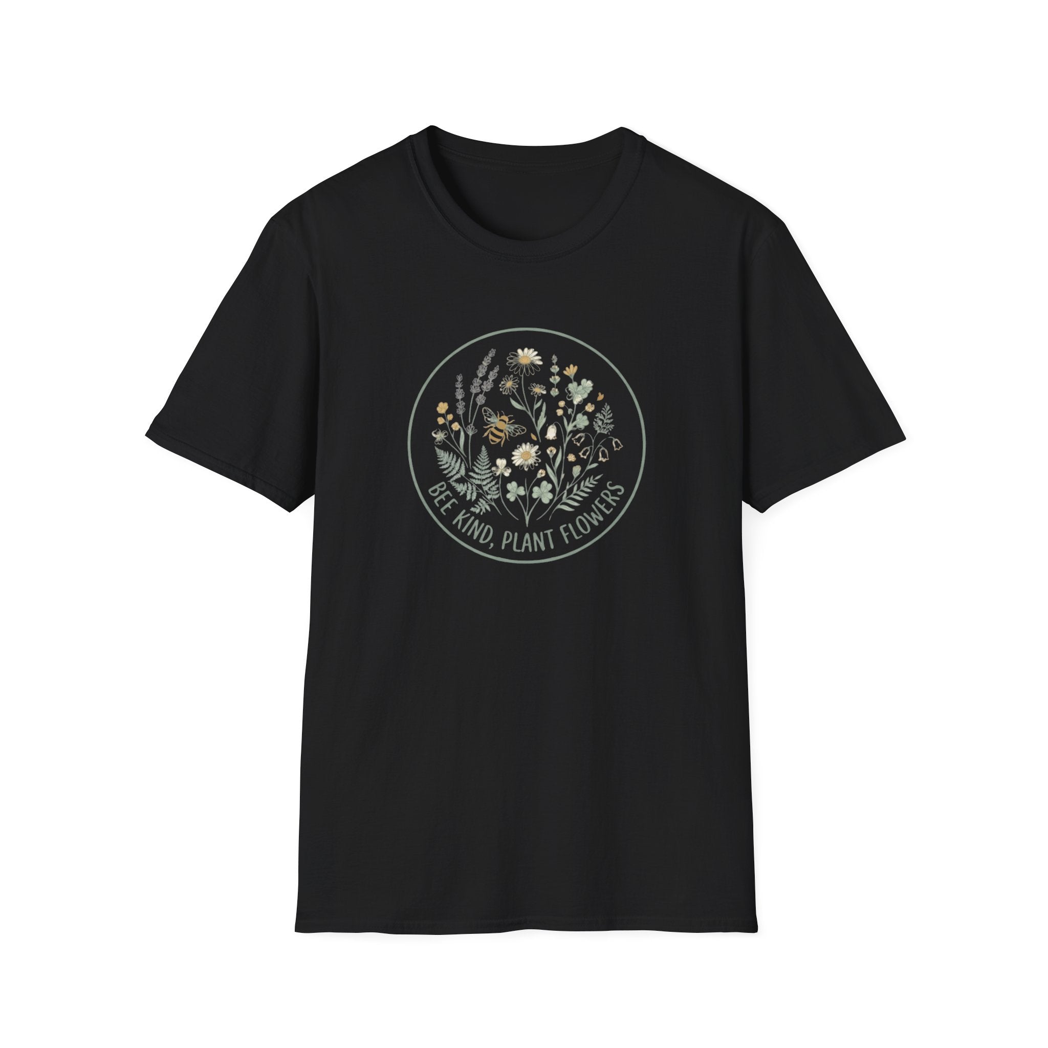Floral Bee Garden T-Shirt