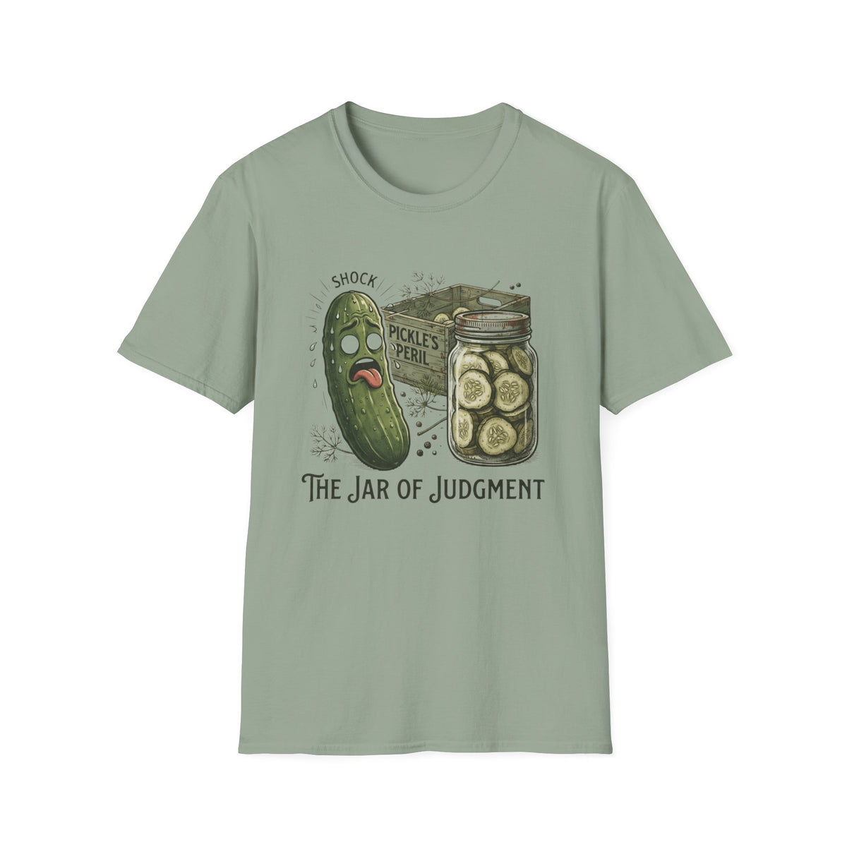 Jar of Judgment Pickle Tee