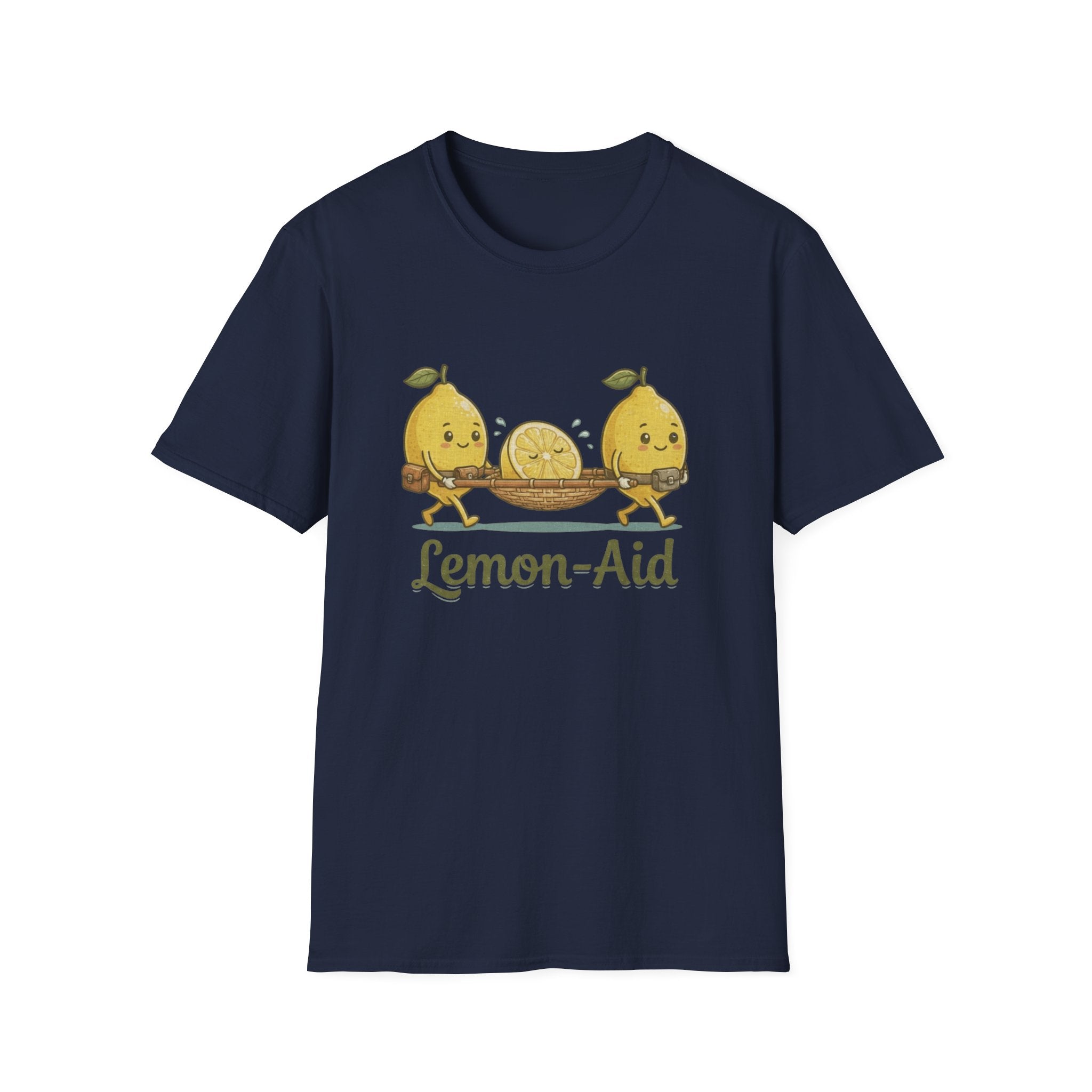 Cute Lemon Friends Graphic T-Shirt