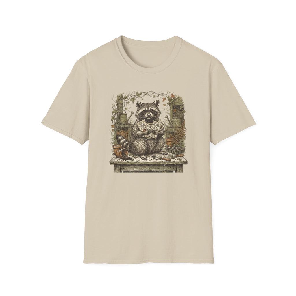 Raccoon Gardening T-Shirt