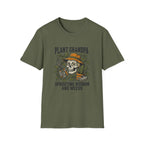 Skeleton Gardener Plant Grandpa T-Shirt