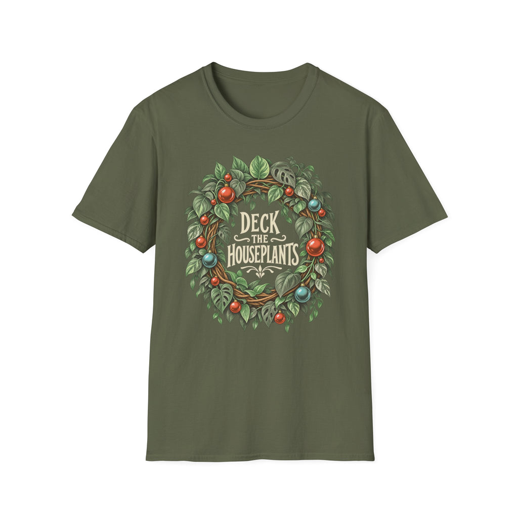 Deck the Houseplants Christmas Tee