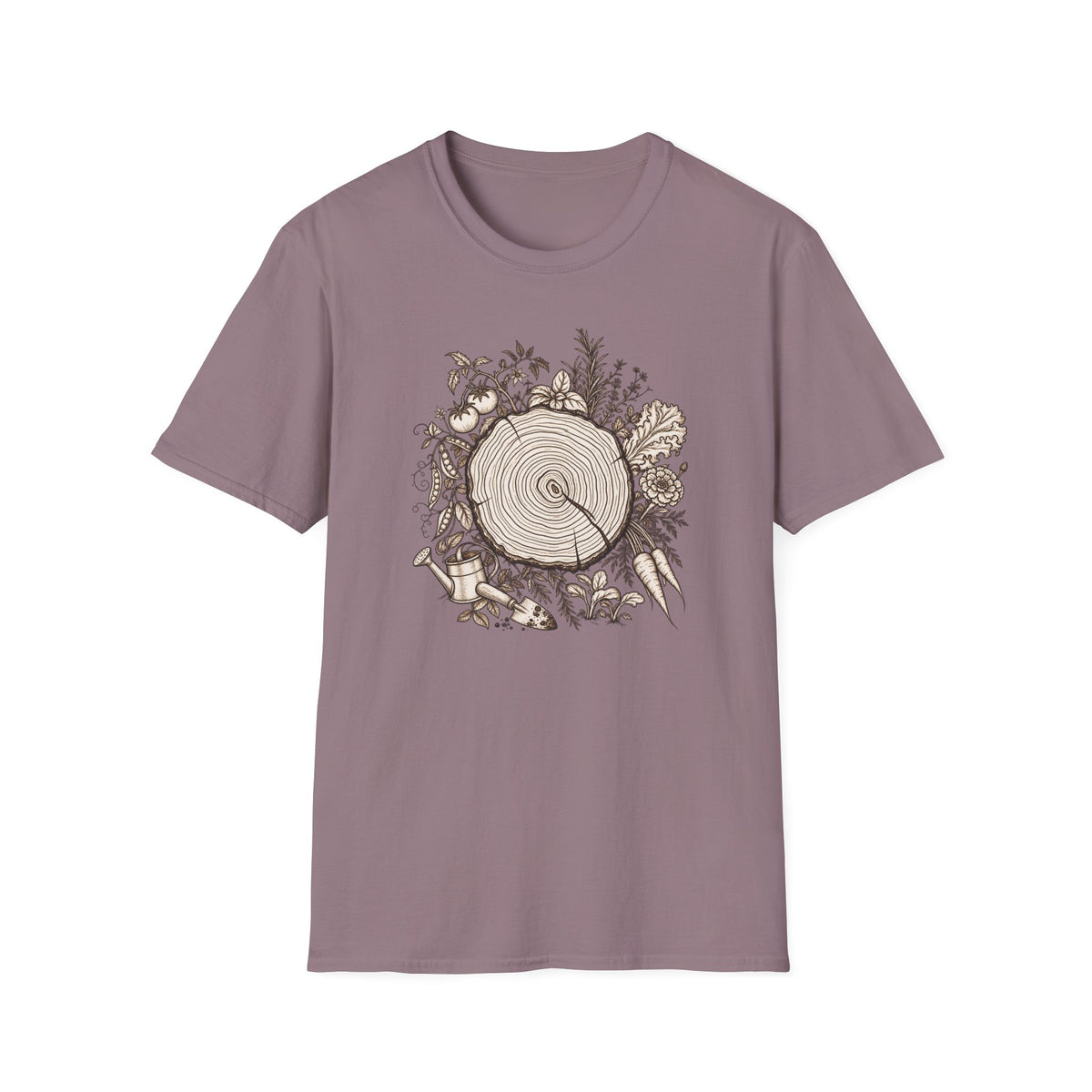 Nature Log Gardening Graphic T-shirt