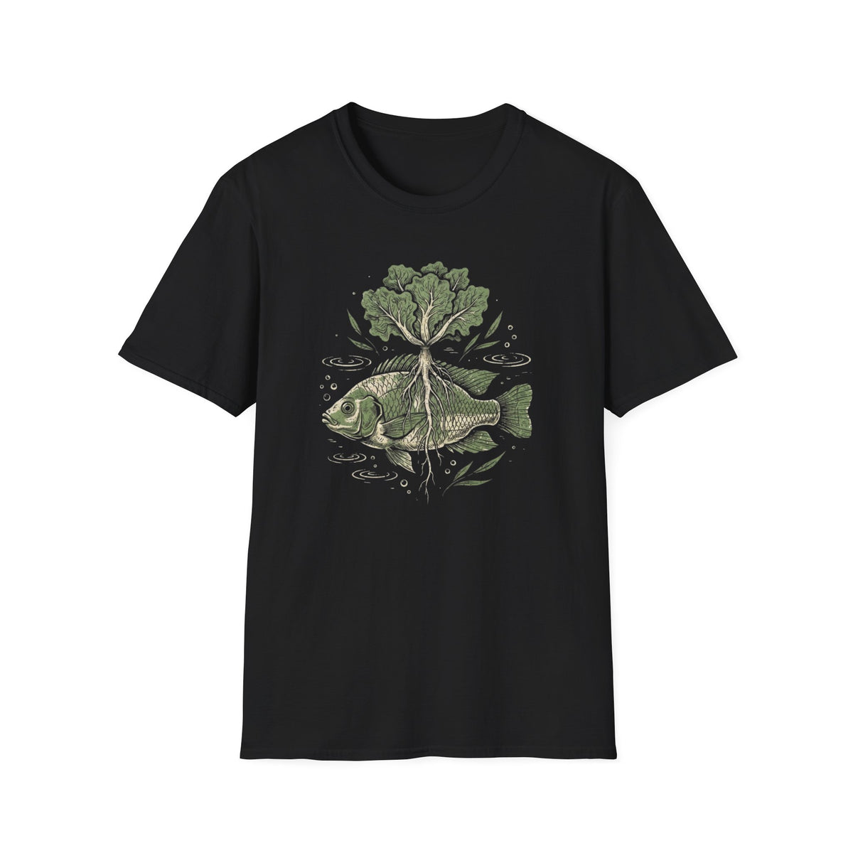 Fish & Tree Eco Graphic T-Shirt