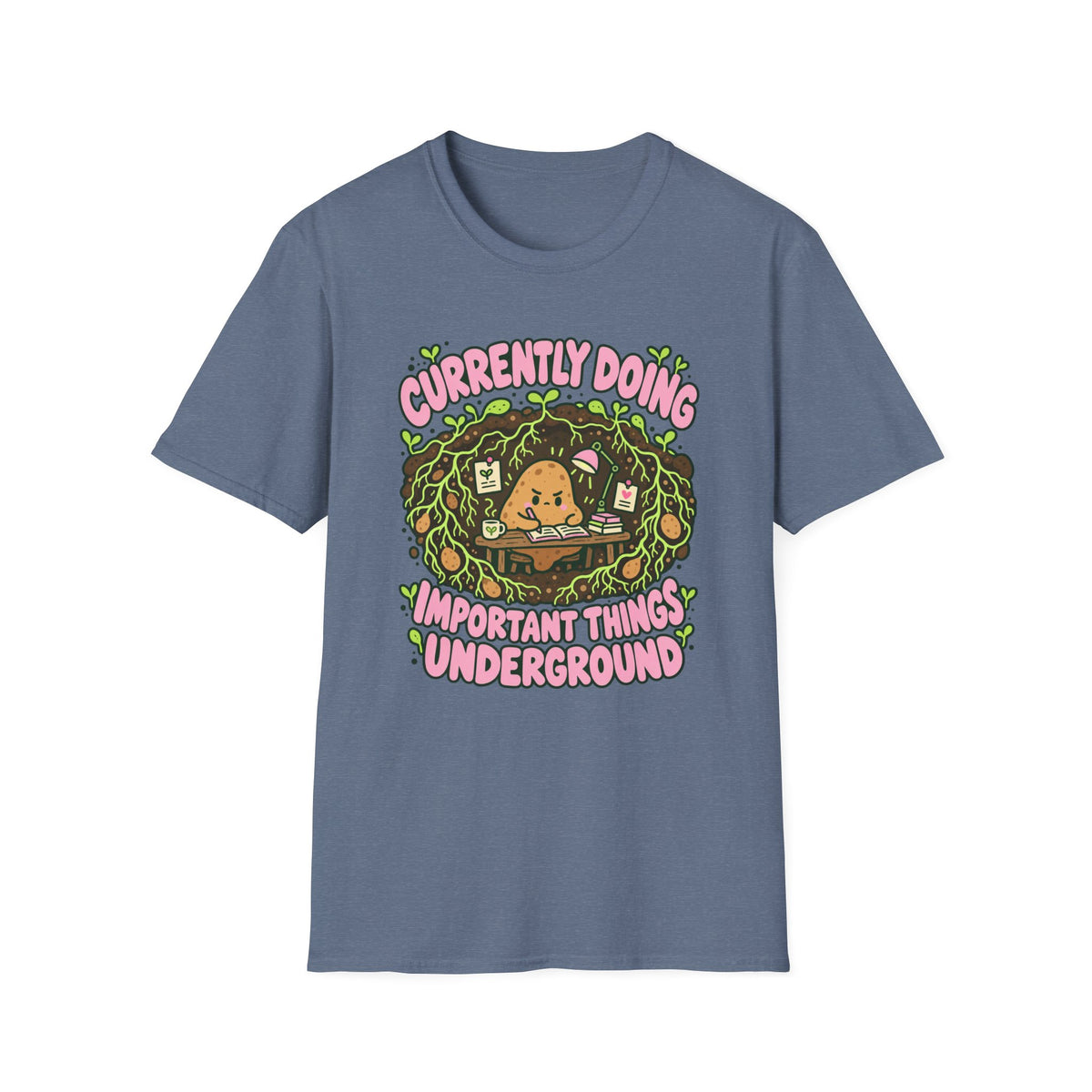 potato working at a underground T-Shirt