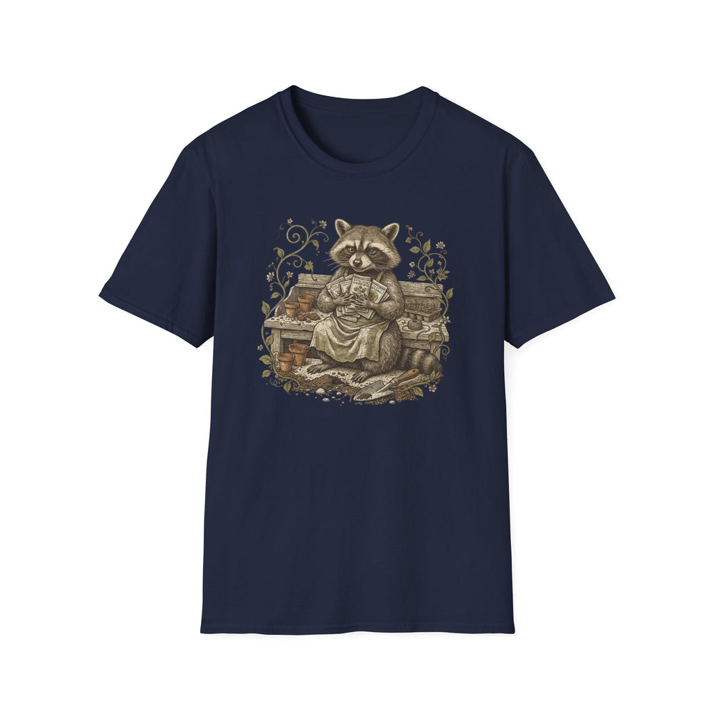 Raccoon Gardening T-Shirt