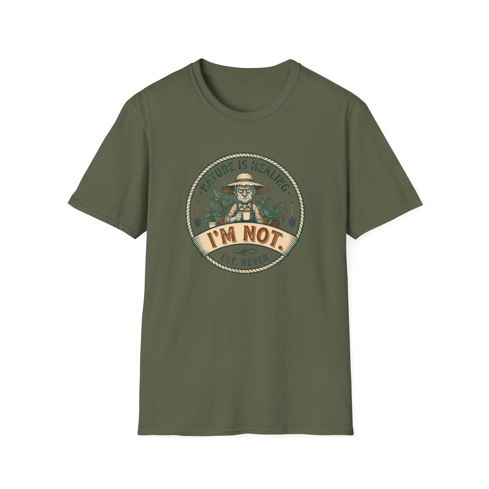 Nature Is Healing Gardening T‑Shirt