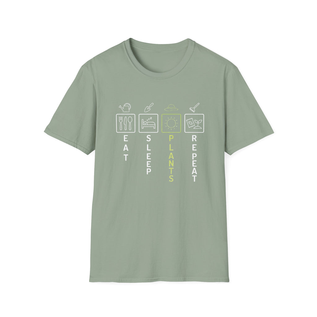 Eat Sleep Plants Repeat T-Shirt