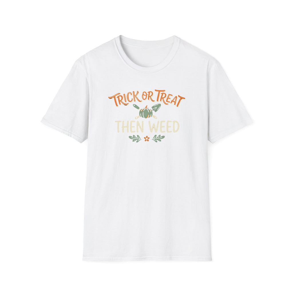 Halloween 'Trick or Treat Then Weed' T-Shirt