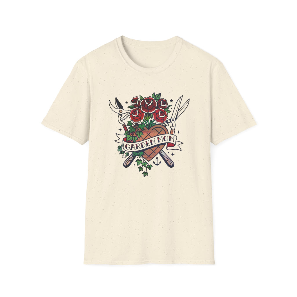 Floral Pruning Shears Garden Mom T-Shirt