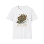 Raccoon Wheelbarrow Pumpkin T-Shirt