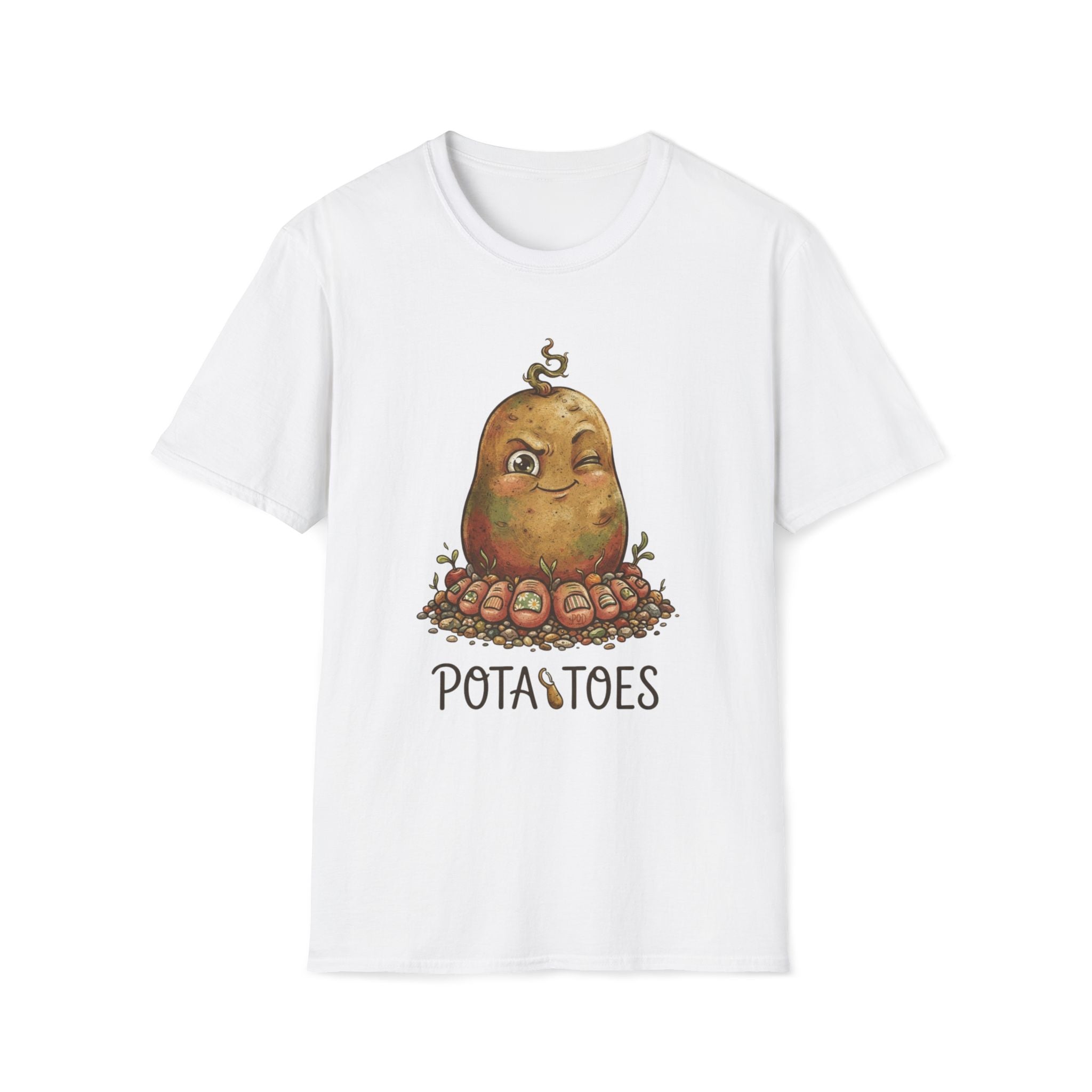 Cute Winking Potato T-Shirt