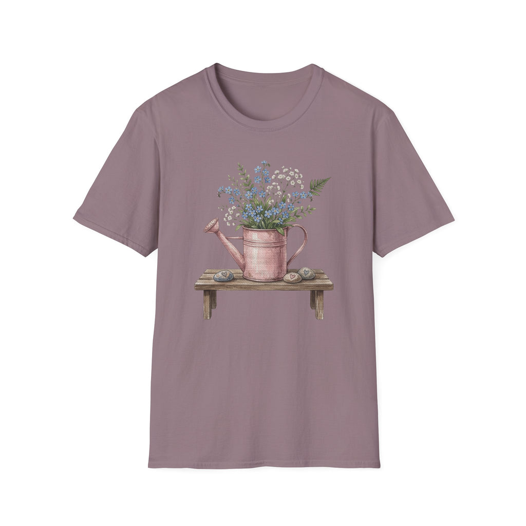 Floral Watering Can T-Shirt