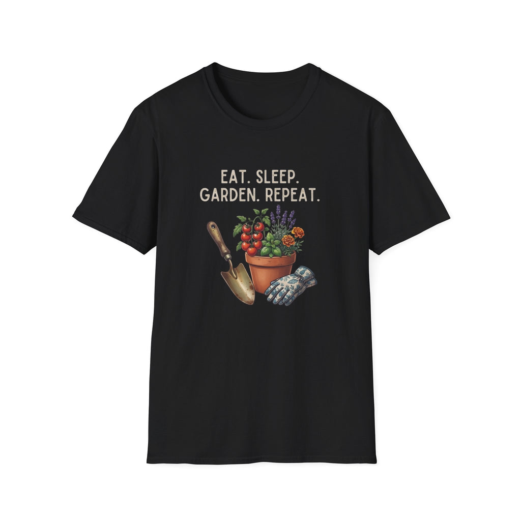 Eat. Sleep. Garden. Repeat. T-Shirt