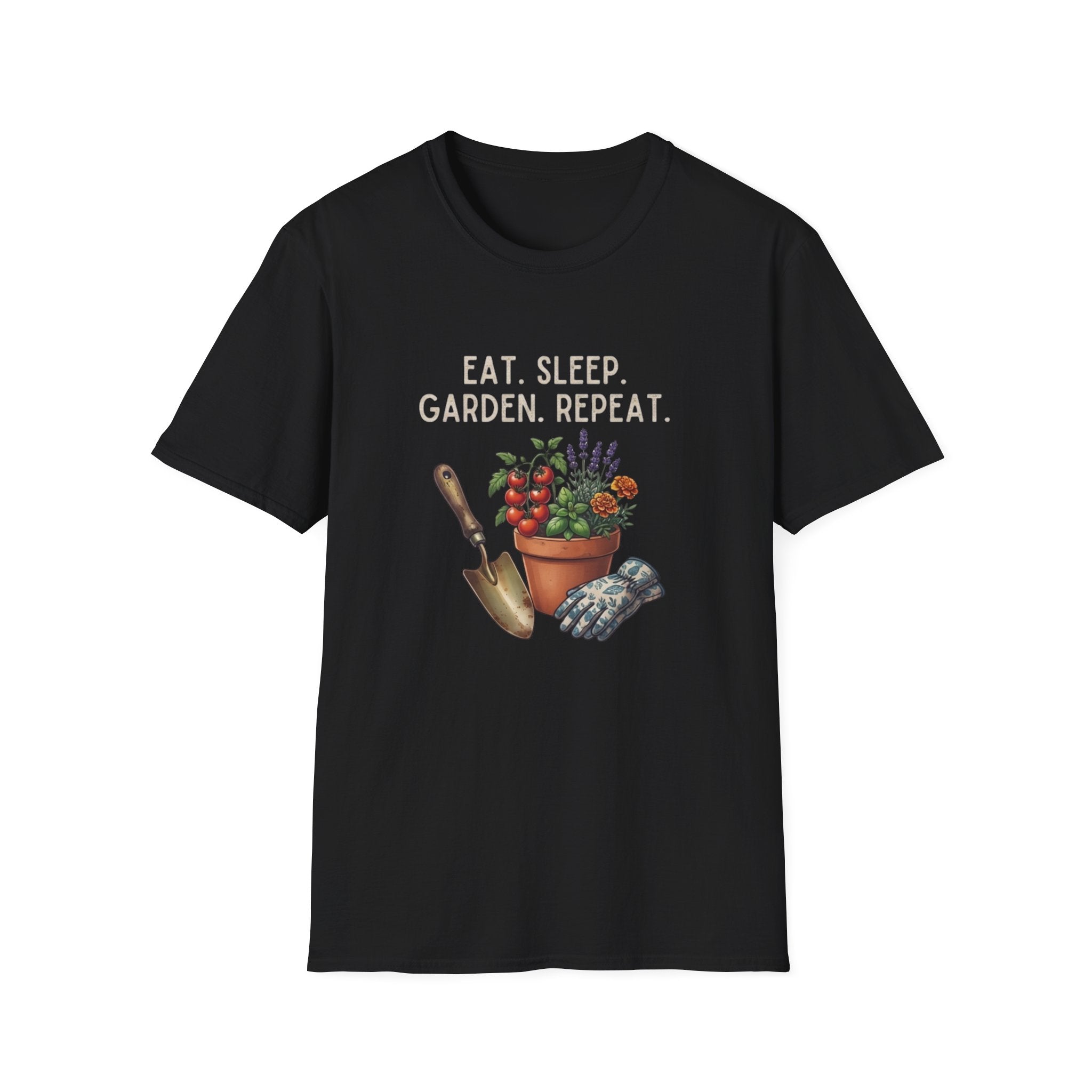 Eat. Sleep. Garden. Repeat. T-Shirt