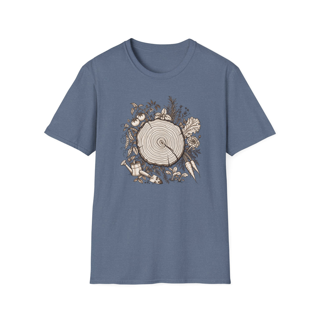 Nature Log Gardening Graphic T-shirt