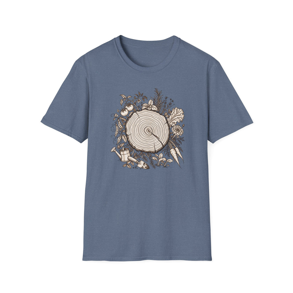 Nature Log Gardening Graphic T-shirt