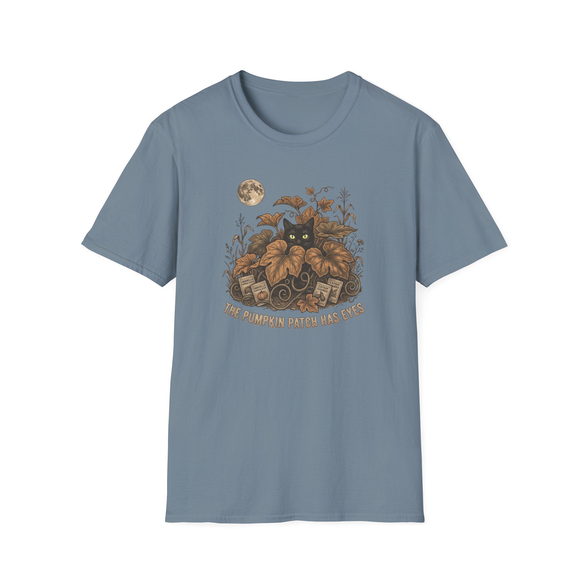 Halloween Cat Pumpkin Patch T-Shirt