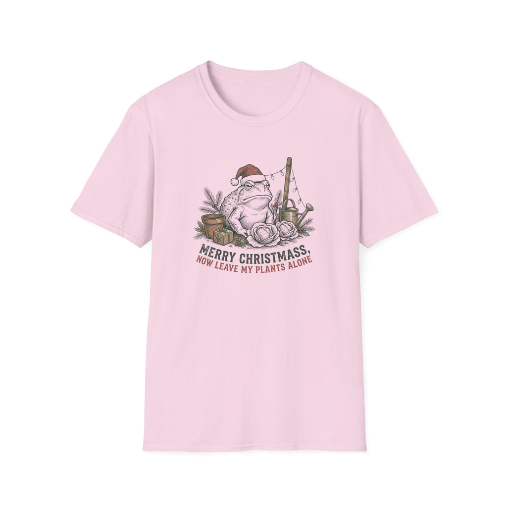 Merry Christmas Now Leave My Plants Alone T-Shirt