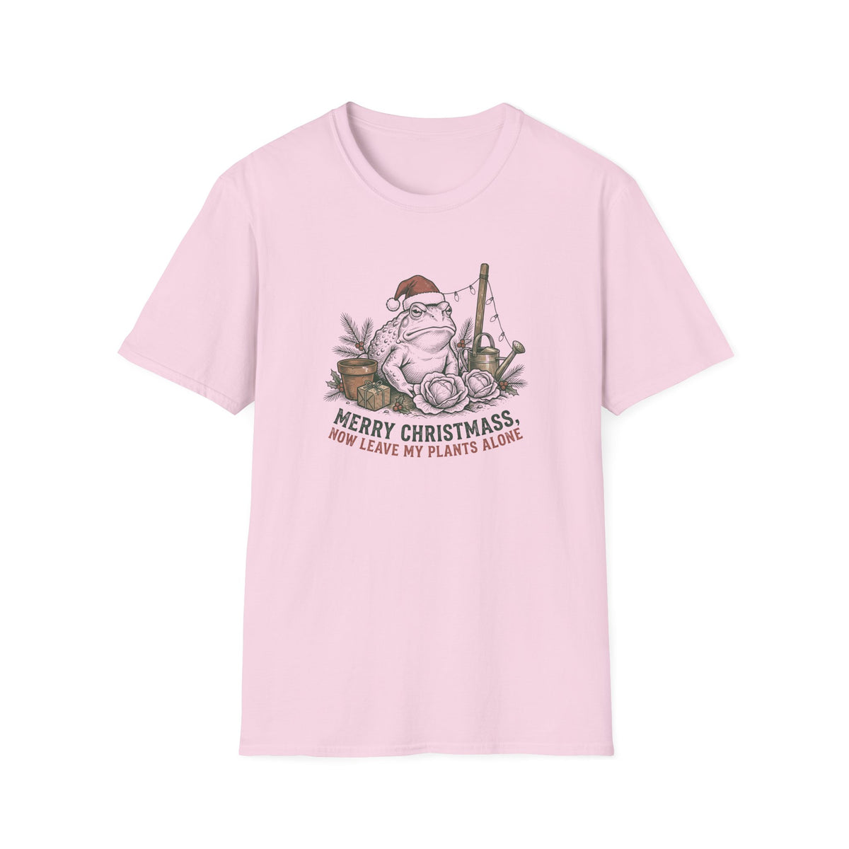 Merry Christmas Now Leave My Plants Alone T-Shirt