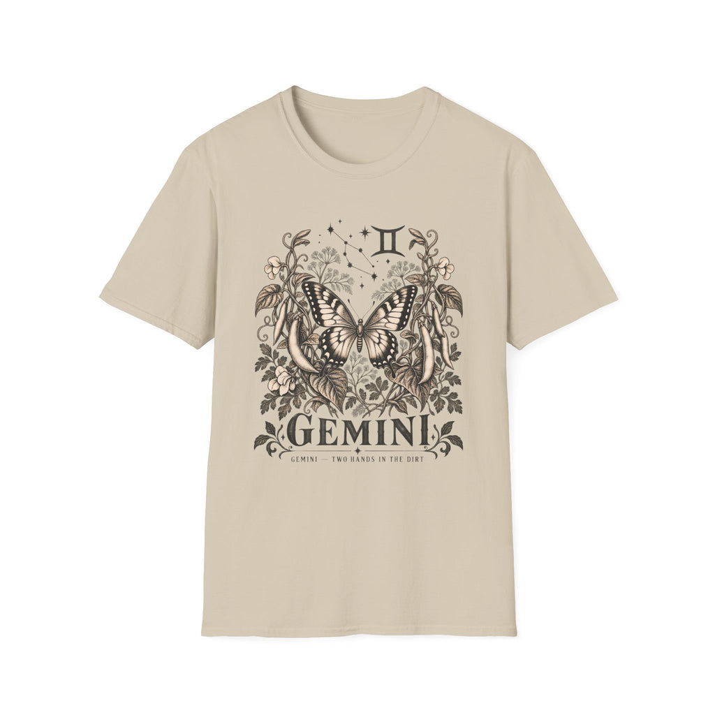 Gemini Zodiac Butterfly T-Shirt