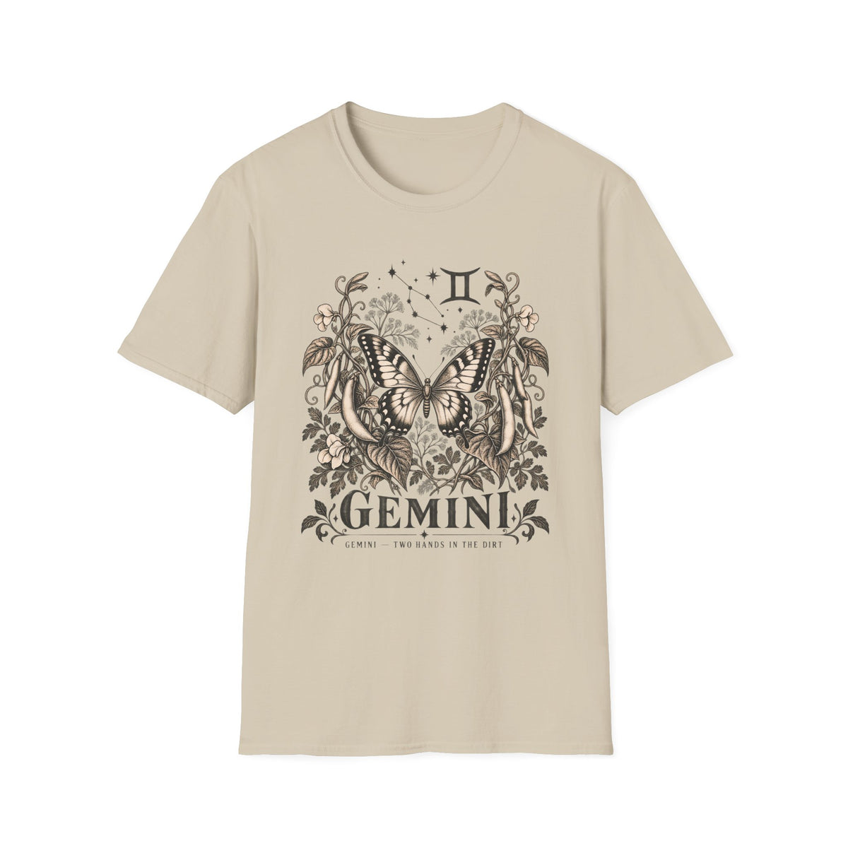 Gemini Zodiac Butterfly T-Shirt
