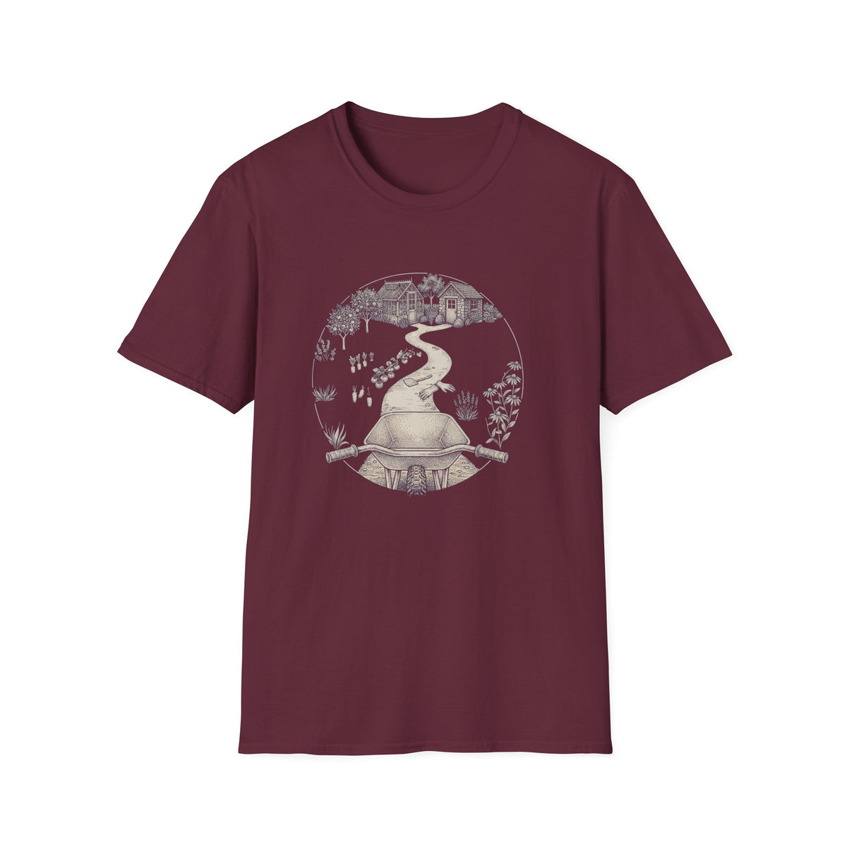 Cottage Path Graphic T-Shirt
