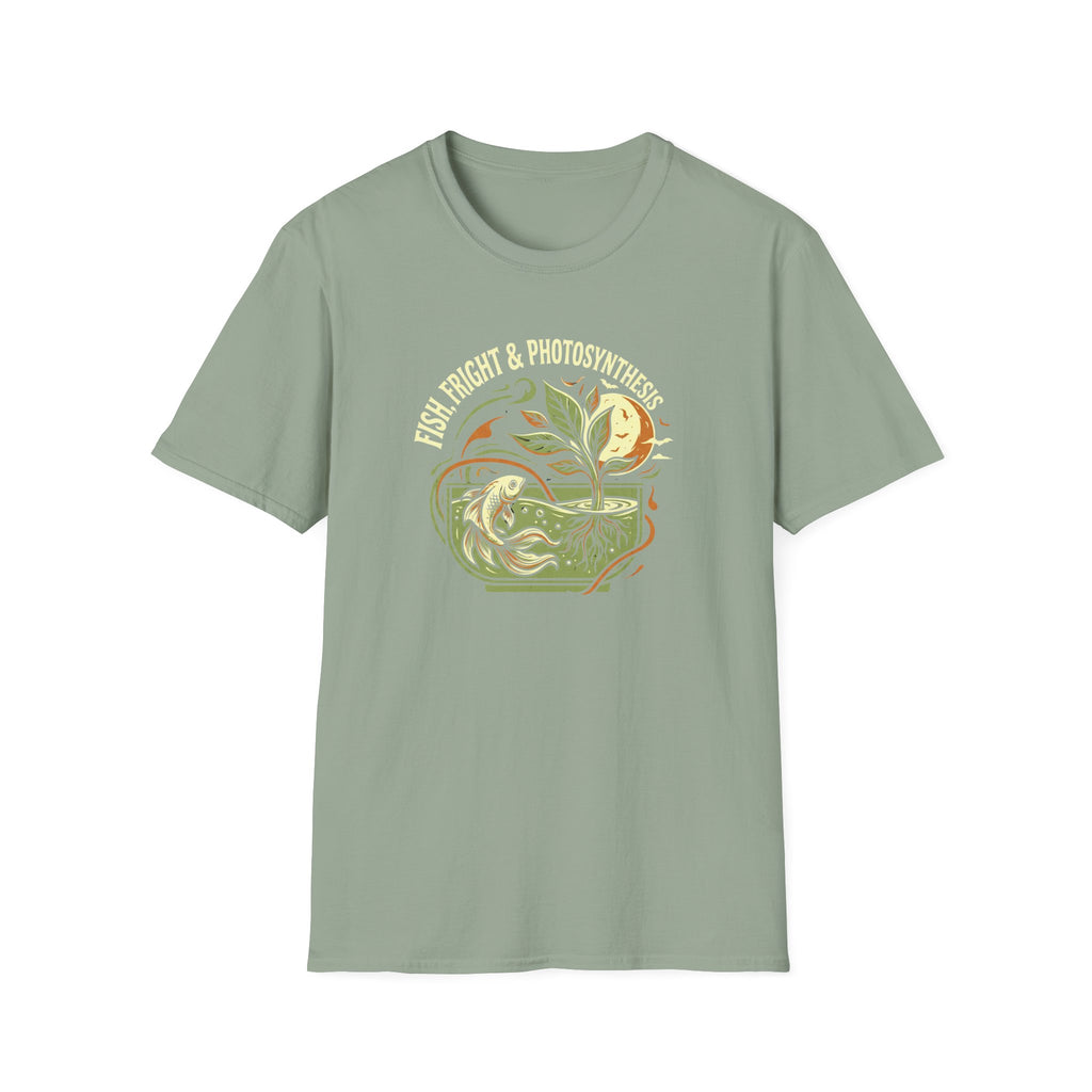 Retro Plant & Fish T-Shirt