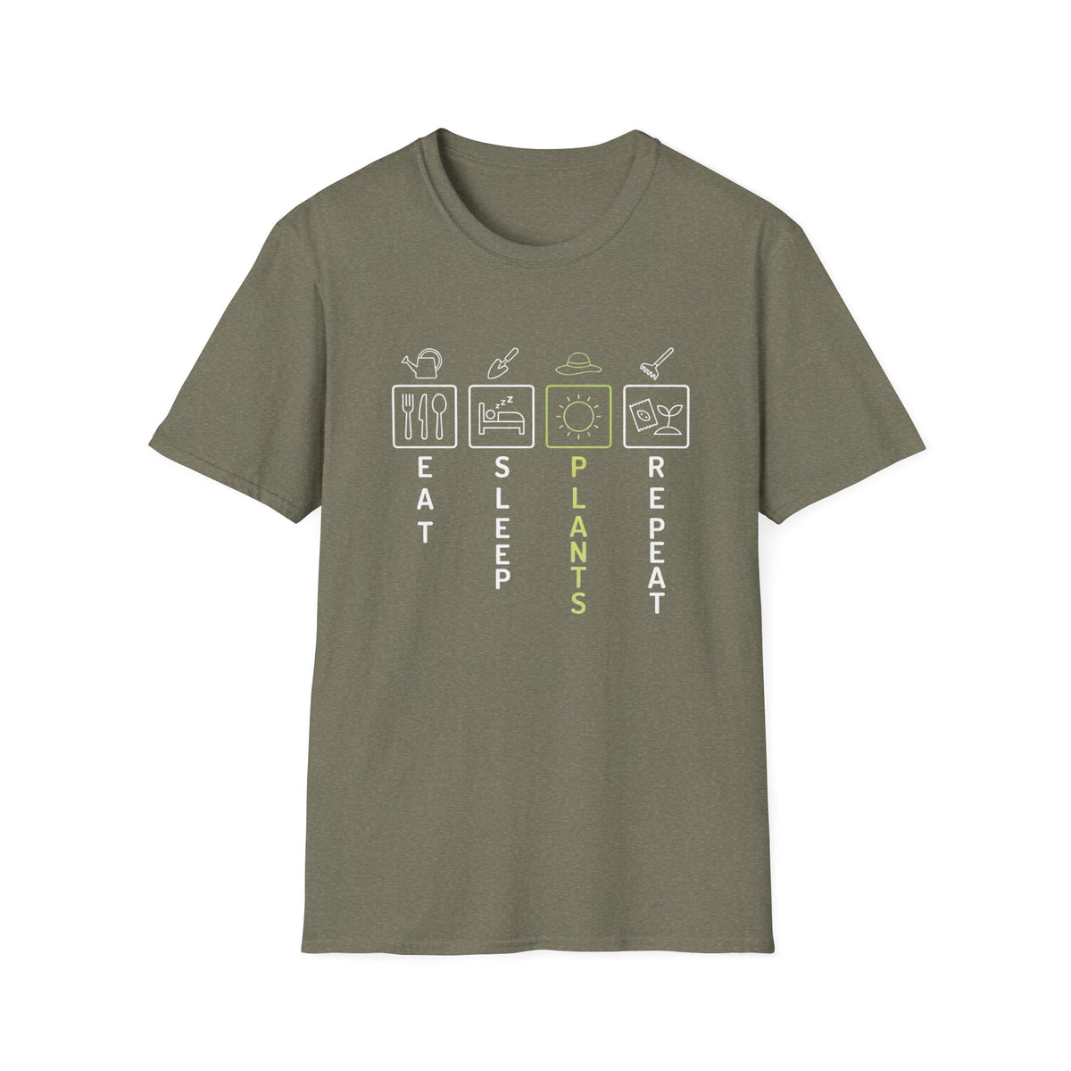 Eat Sleep Plants Repeat T-Shirt