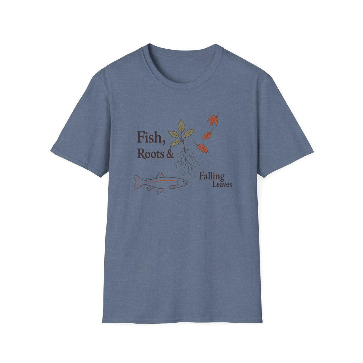 Fish, Roots & Falling Leaves T-Shirt