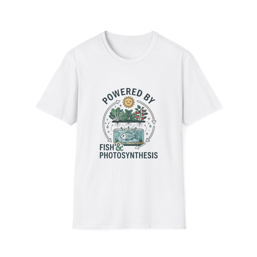 Powered by Tilapia and Pure Aquaponics T-Shirt