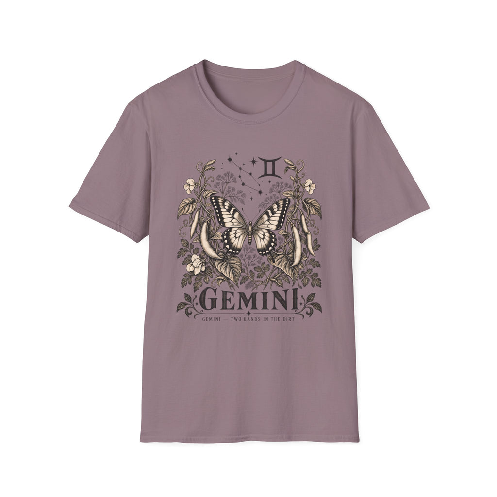 Gemini Zodiac Butterfly T-Shirt